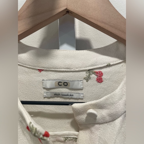 Co Half Placket Blouse Size L - Picture 3 of 7